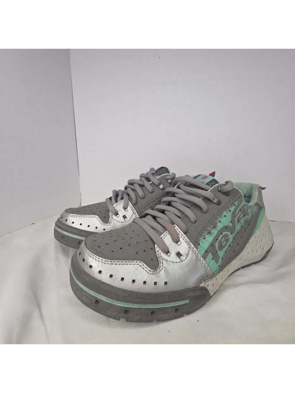 Teva Gnarkosi Water Shoes Women’s 10 Gray Mint